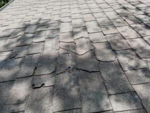 Granule Loss on a roof means, at the very least, you need new shingles or a roof replacement.