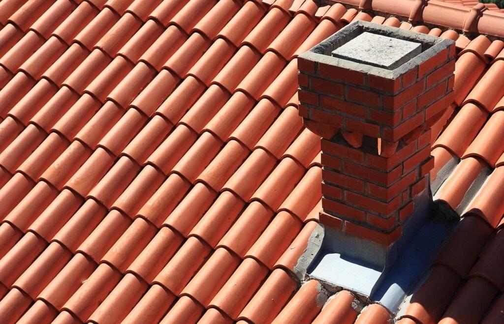 Beautiful Clay Tiles on a new roof. 