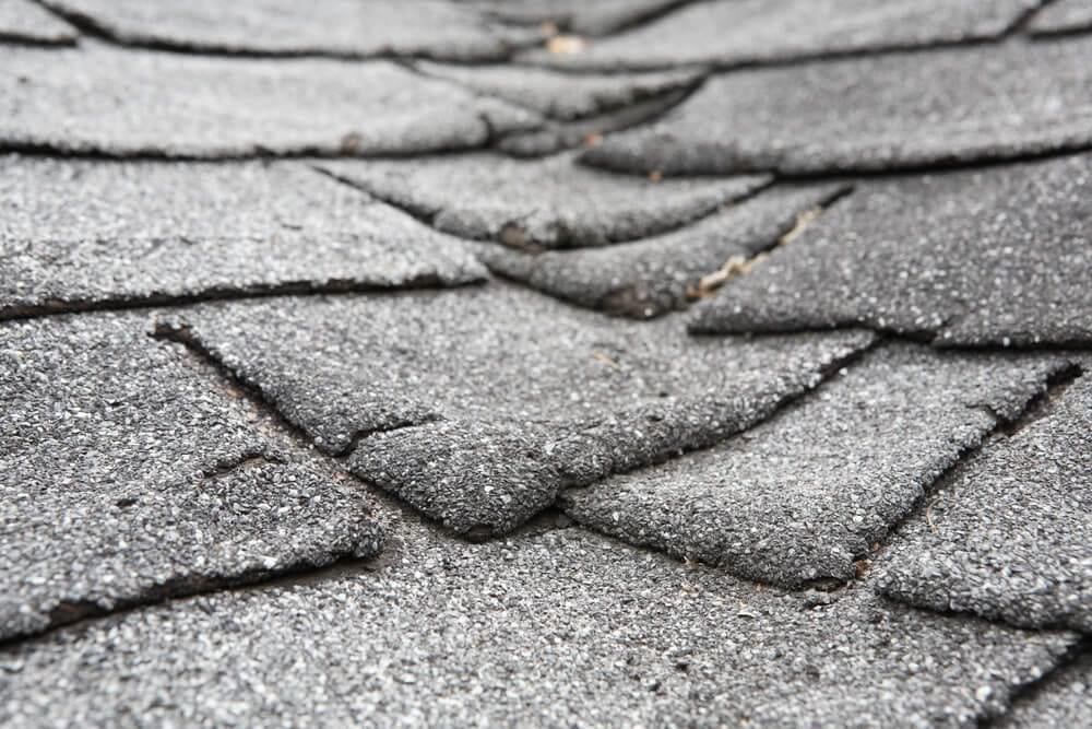 Cracking shingles are another asphalt shingle issue