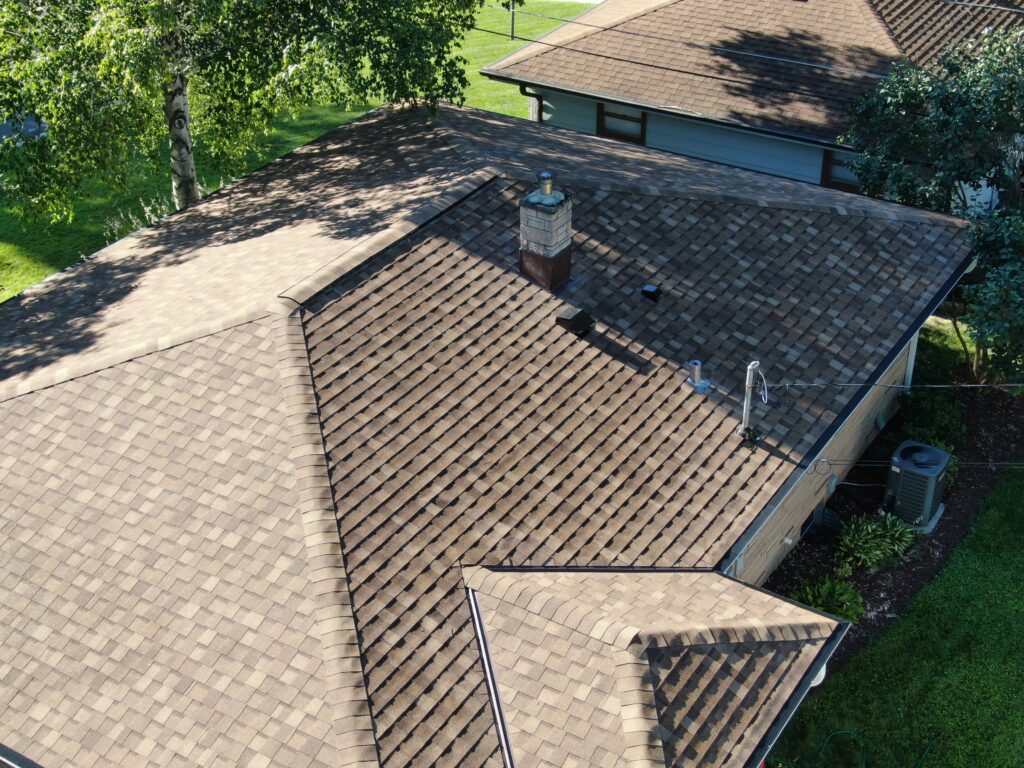 A Wisconsin home with Atlas asphalt shingles installed by Rescue My Roof.