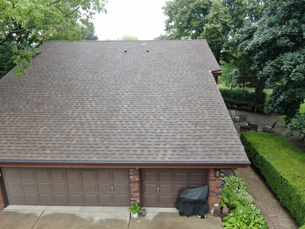 A finished roof replacement in Wisconsin done by Rescue My Roof.